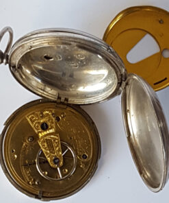 Robert Moir Silver fuse lever pocket watch - Image 3