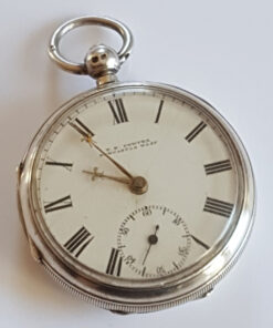 Cowper silver pocket watch