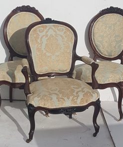 French Rosewood open armchair