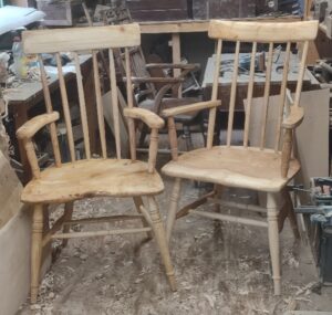 Stick back chair