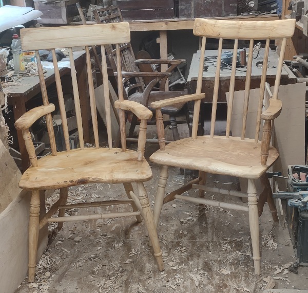 Stick back chair